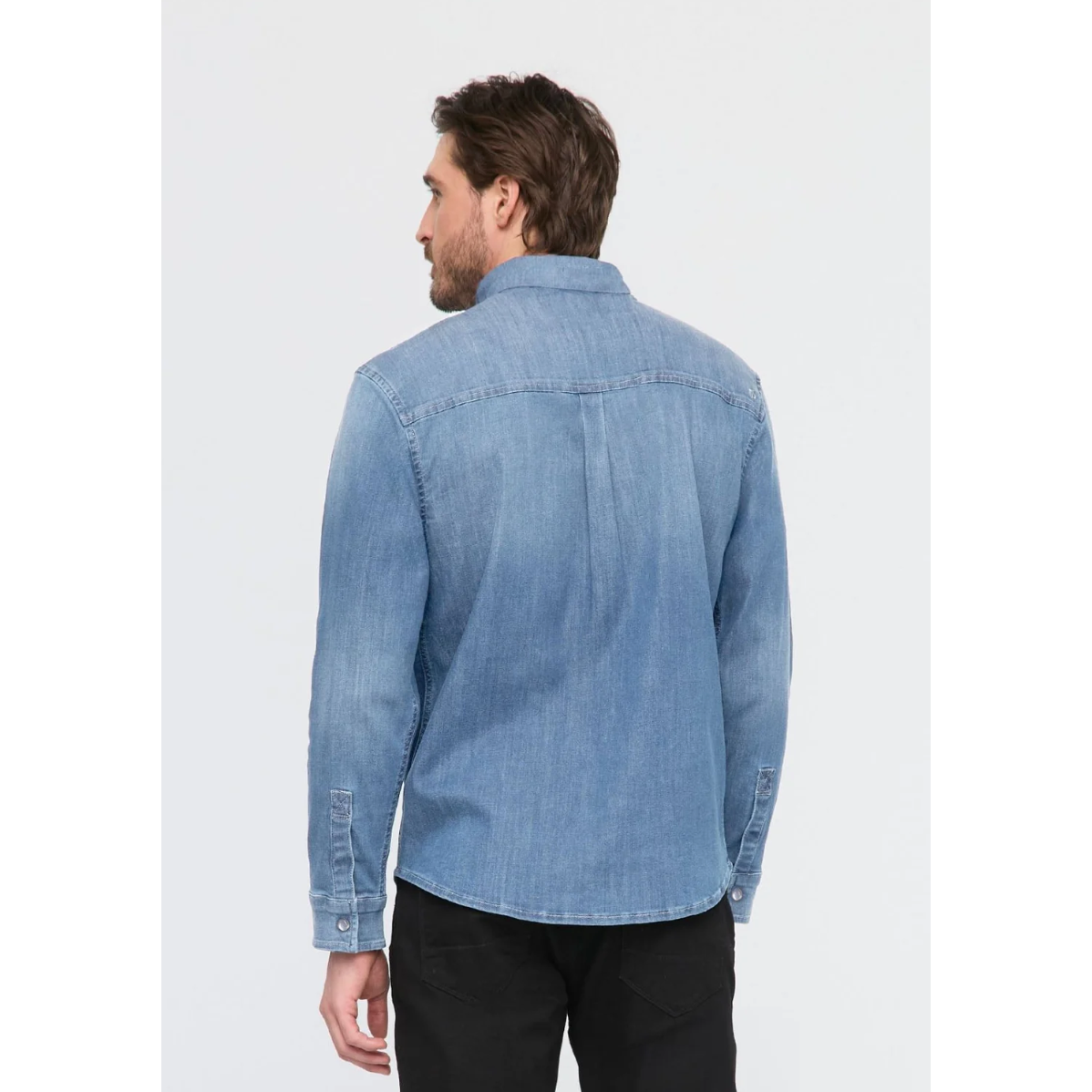 Men's Performance Denim Lite Two-Pocket Shirt