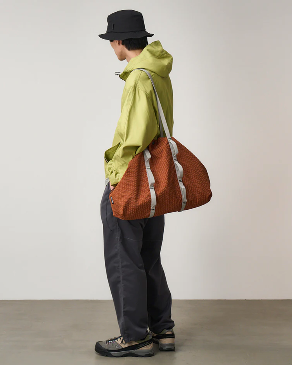 Sac Gramicci - Brick||Plaid Climbing Tote - Brick