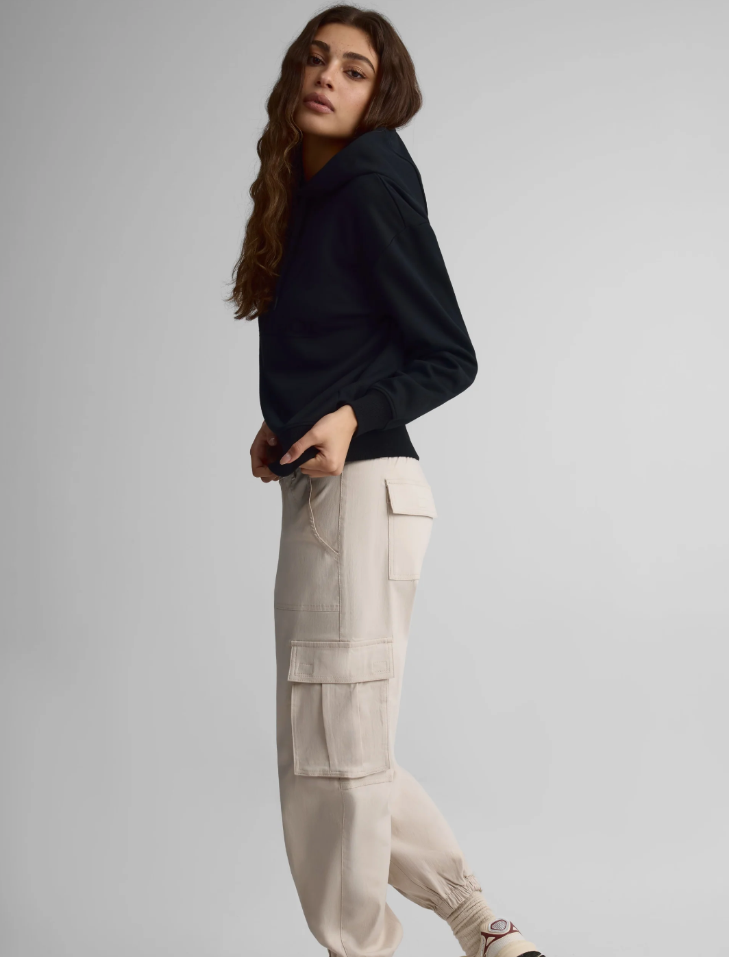 Chandail coton ouaté à capuchon pour femme||Hooded fleece sweatshirt for women