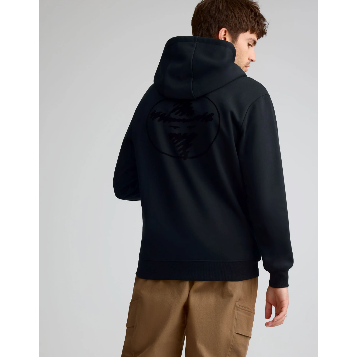 Chandail coton ouaté à capuchon pour homme