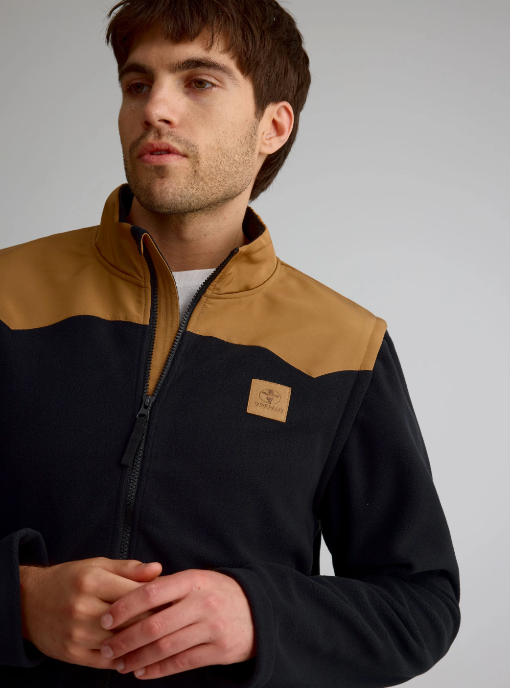 Veste en laine polaire à manches amovibles pour homme||Convertible fleece jacket with removable sleeves for men