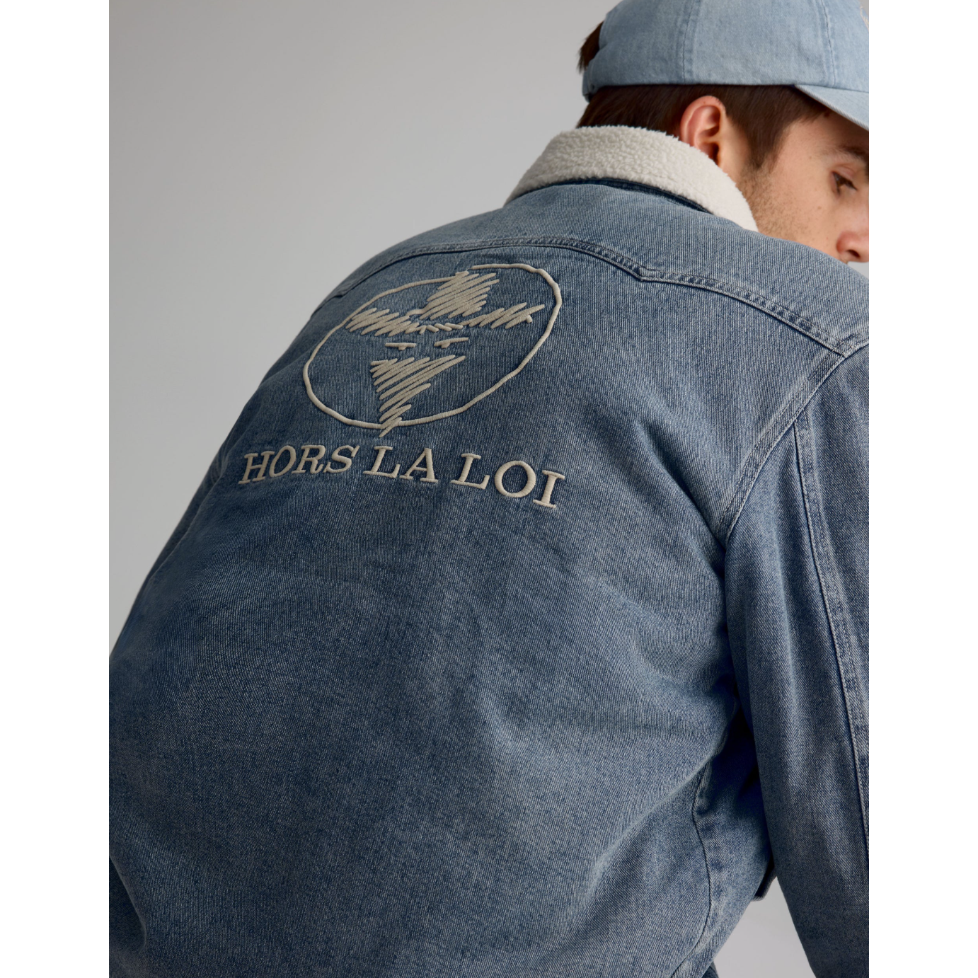 Manteau Jeans avec sherpa - Hommes