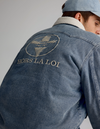 Manteau de jeans avec col en sherpa pour homme||Denim jacket with sherpa collar for men