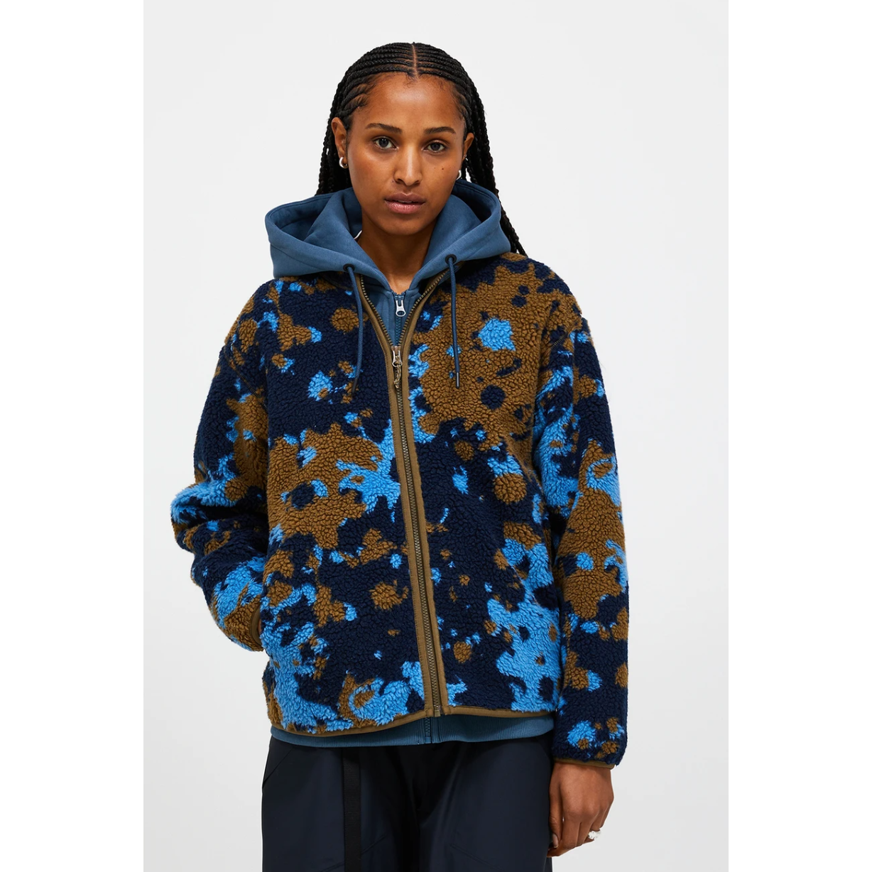 Graphic Pile Jacket - Femmes