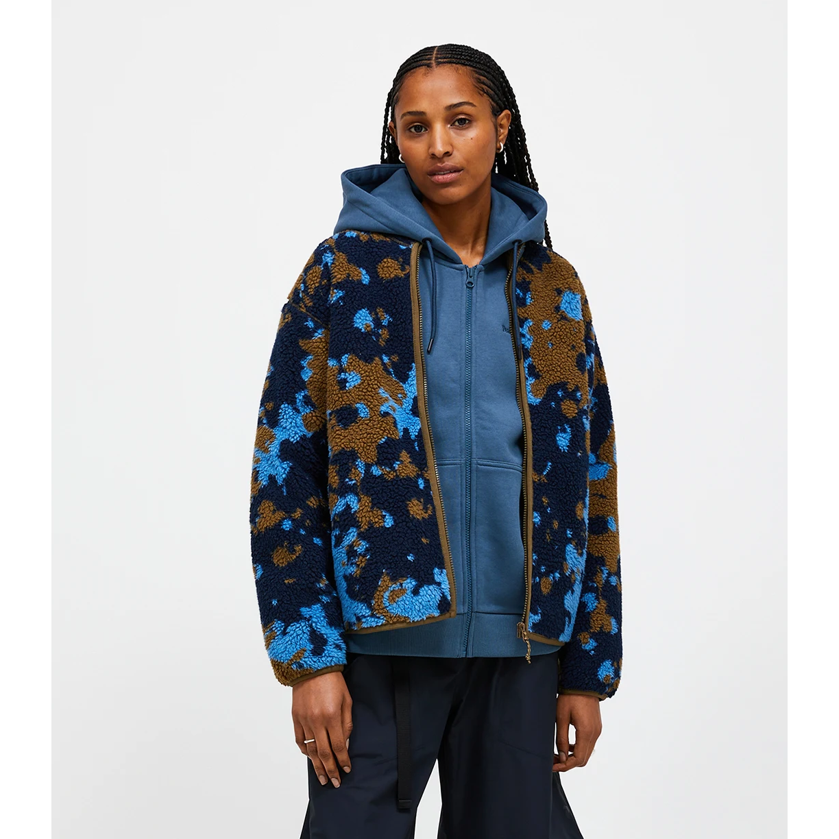 Graphic Pile Jacket - Femmes