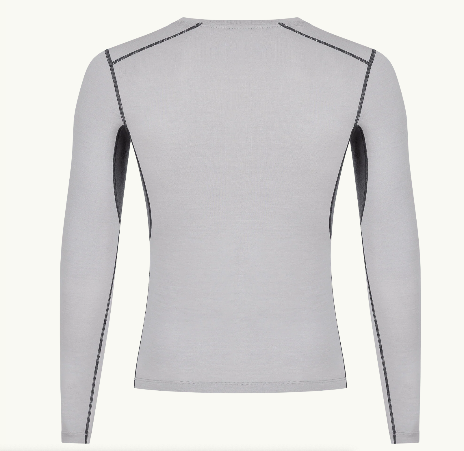 Maillot de corps manches longues Unisexe | CLASSE MÉRINOS Charbon