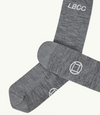 Chaussettes longues | ESSENTIELS MÉRINOS Charbon||Long Cycling Socks | ESSENTIALS MERINO Coal
