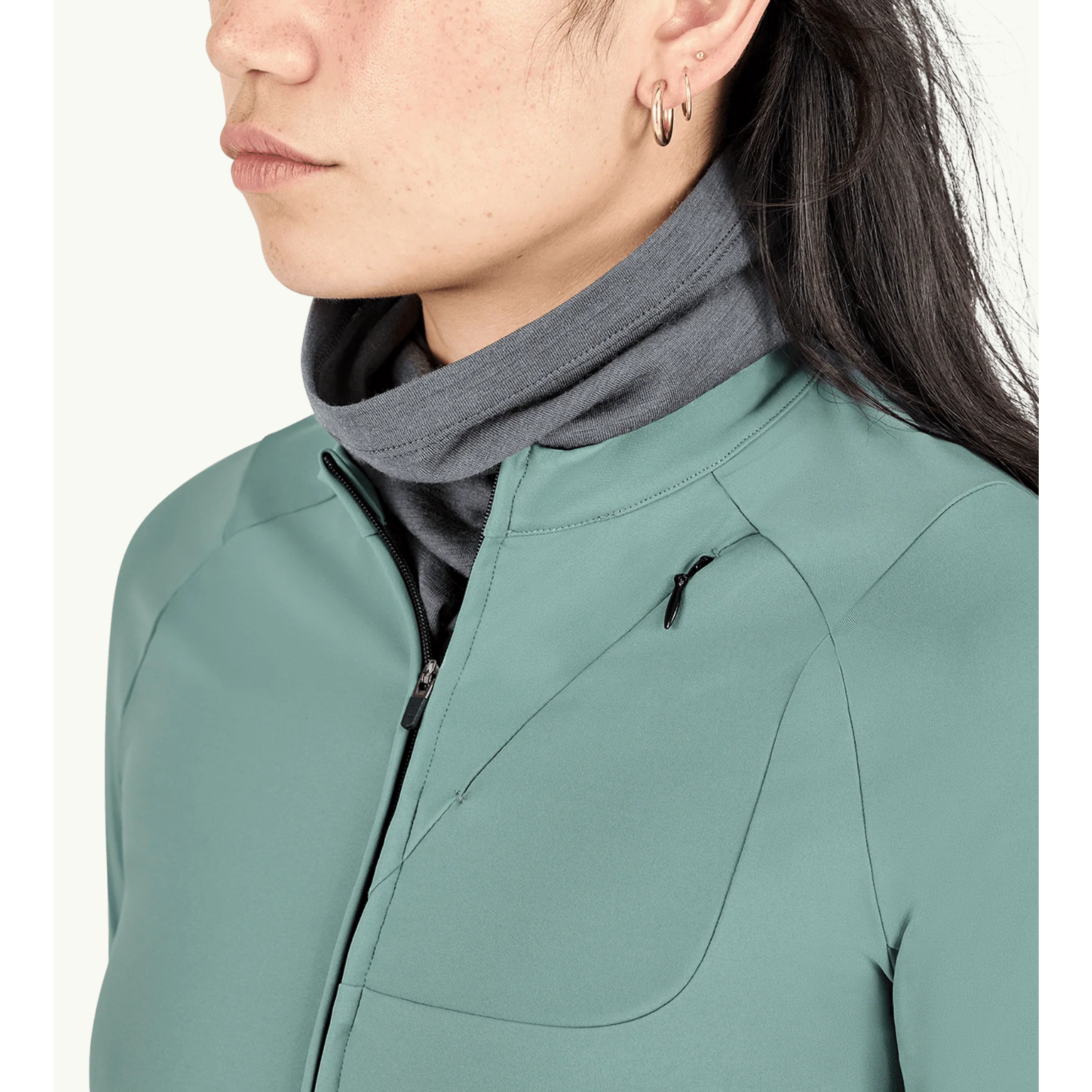 Col Cadence Mérinos Charbon - Unisexe