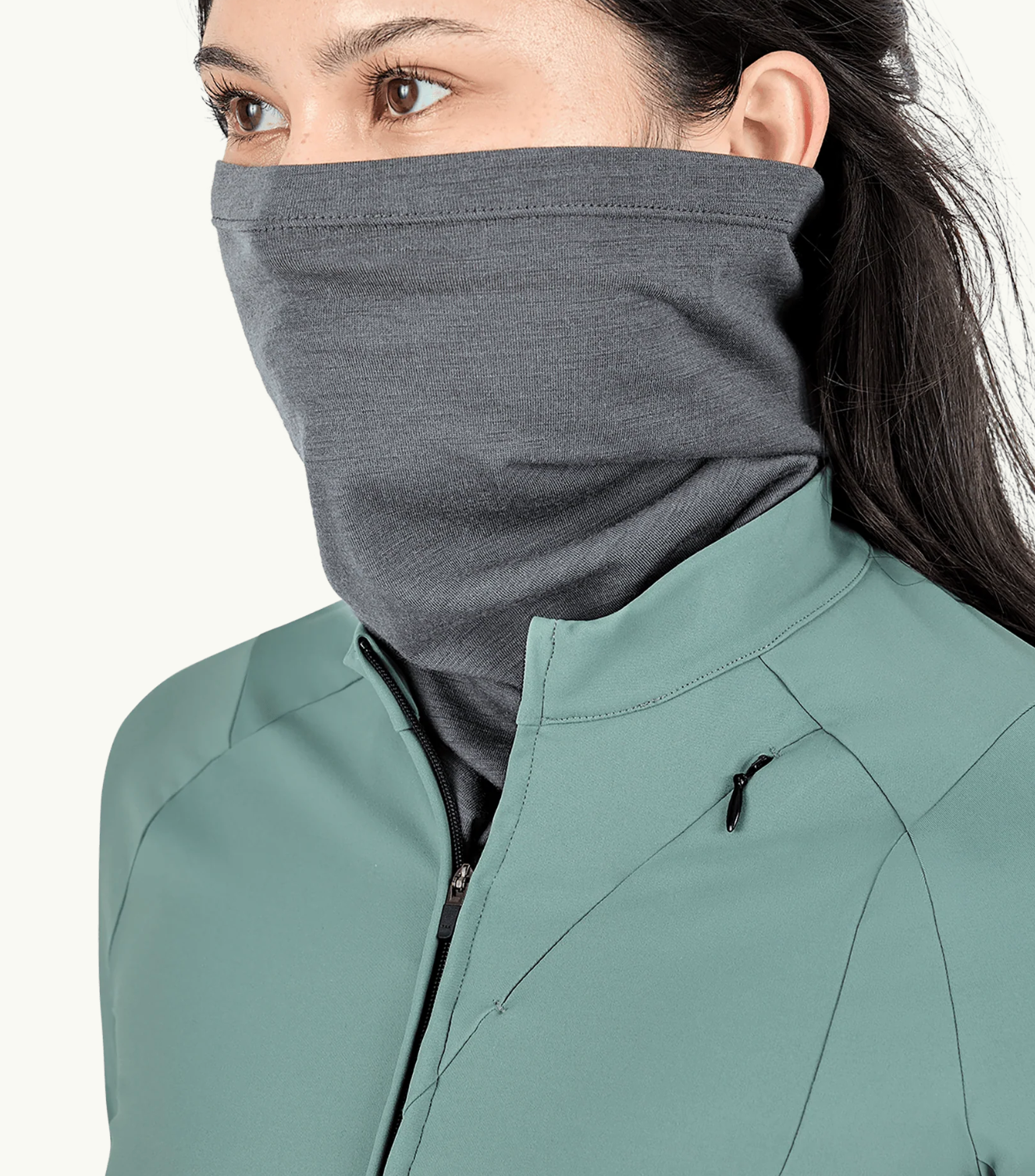 Col - Cadence Mérinos - Charbon - Unisexe||Neckband | CADENCE MERINO Coal