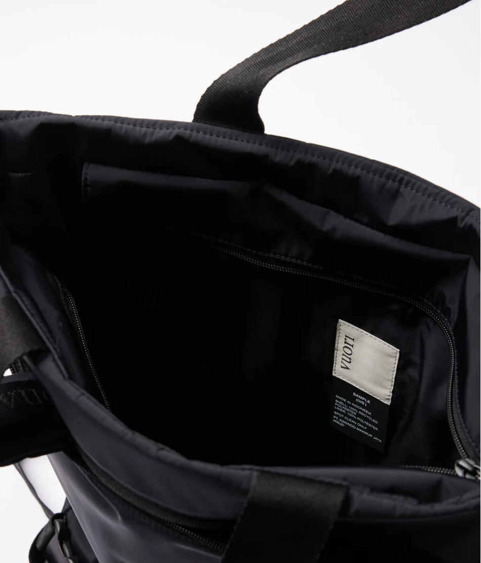 Tote Convertible V1 2.0||V1 Convertable Tote Bag 2.0 - Black