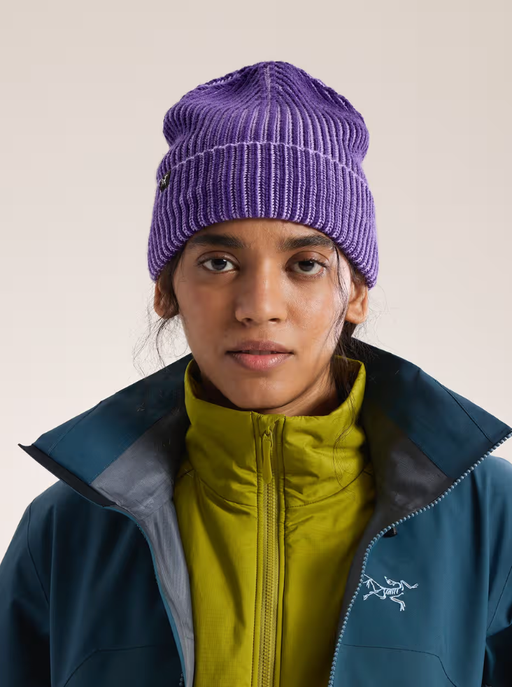 Tuque côtelée||Ribbed - Toque - Azalea/Aster
