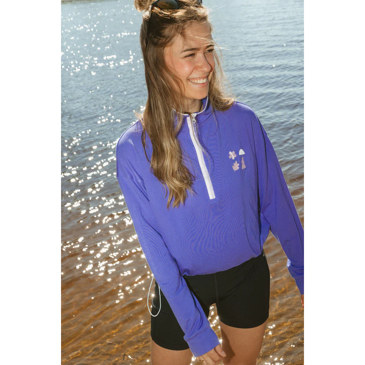 Chandail à fermeture éclair en bamboo