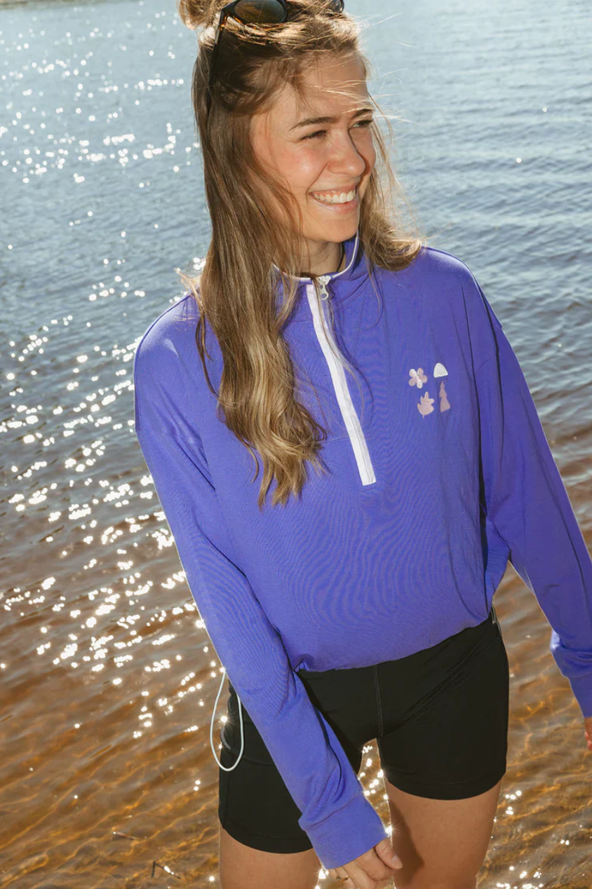 Chandail à fermeture éclair en bamboo|| Bamboo Active Quarter- Zip - W's