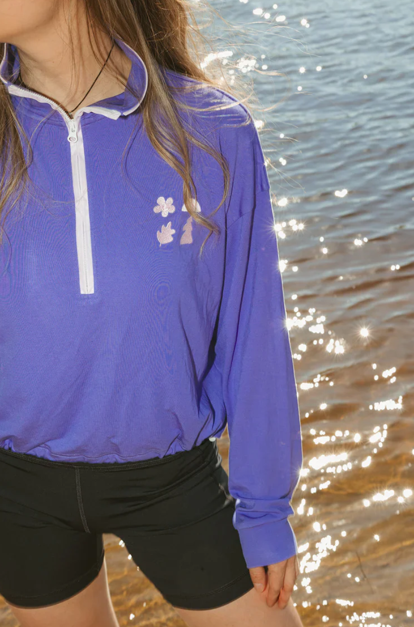 Chandail à fermeture éclair en bamboo|| Bamboo Active Quarter- Zip - W's