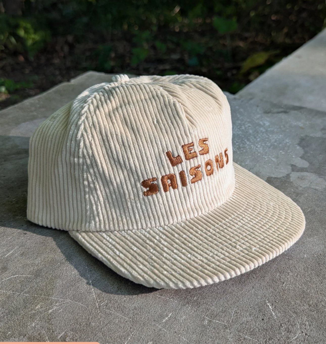 Casquette en corduroy||Corduroy Cap - Beige