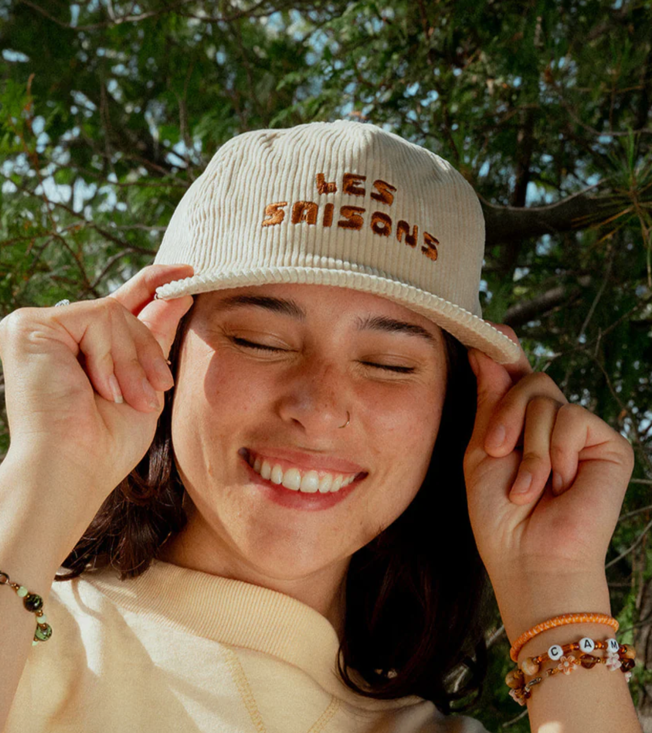 Casquette en corduroy||Corduroy Cap - Beige