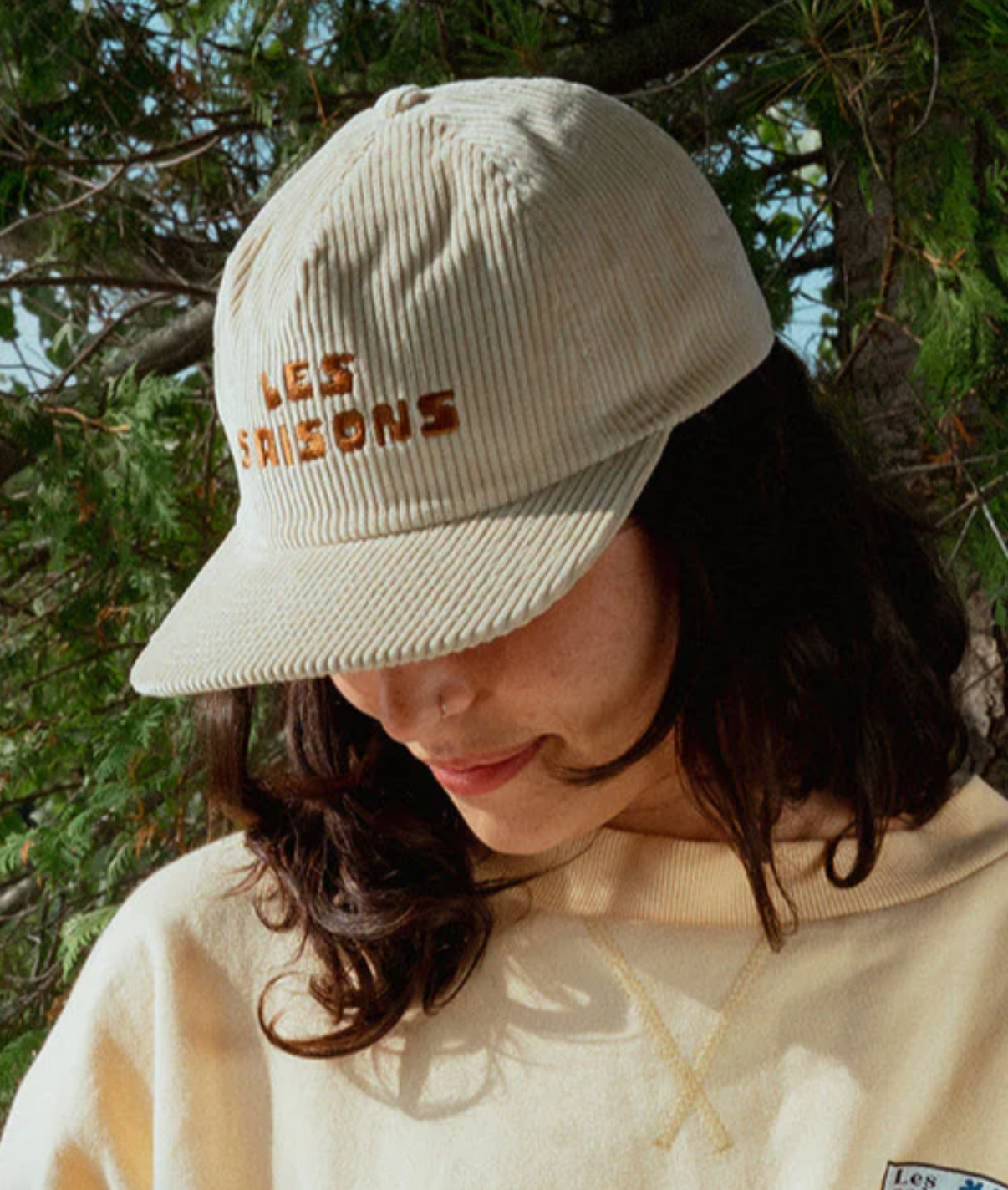 Casquette en corduroy||Corduroy Cap - Beige
