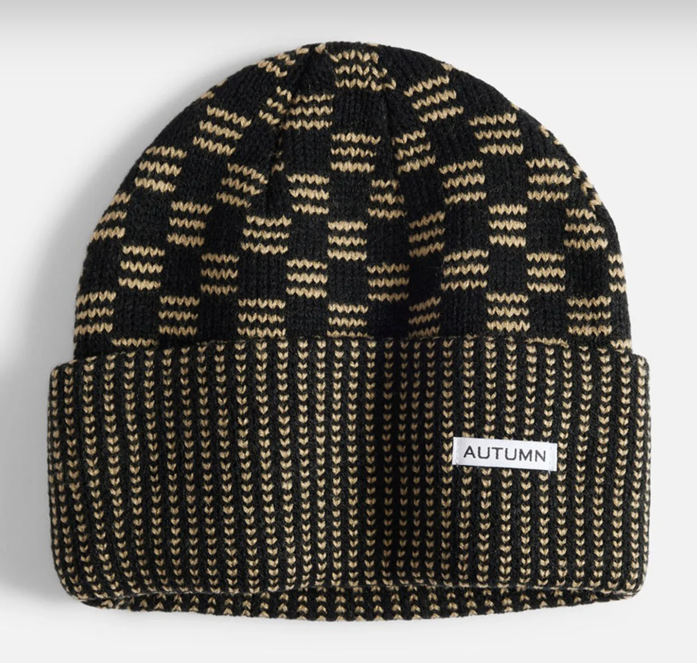 Autumn - Squared Beanie - Black