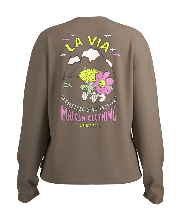 T-shirt à manches longues et coupe carrée en jersey simple épais de coton biologique||BeerenbergM. - Heavy Organic Cotton L/S - W's