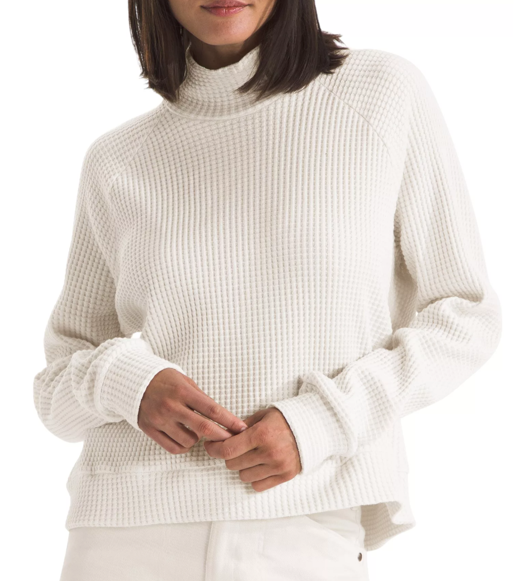 Pull à col montant et manches longues Chabot pour femmes de The North Face||The North Face Women's Chabot Mock Neck Long Sleeve Sweater