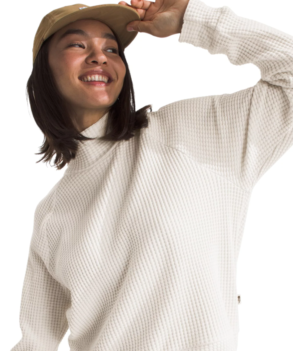 Pull à col montant et manches longues Chabot pour femmes de The North Face||The North Face Women's Chabot Mock Neck Long Sleeve Sweater