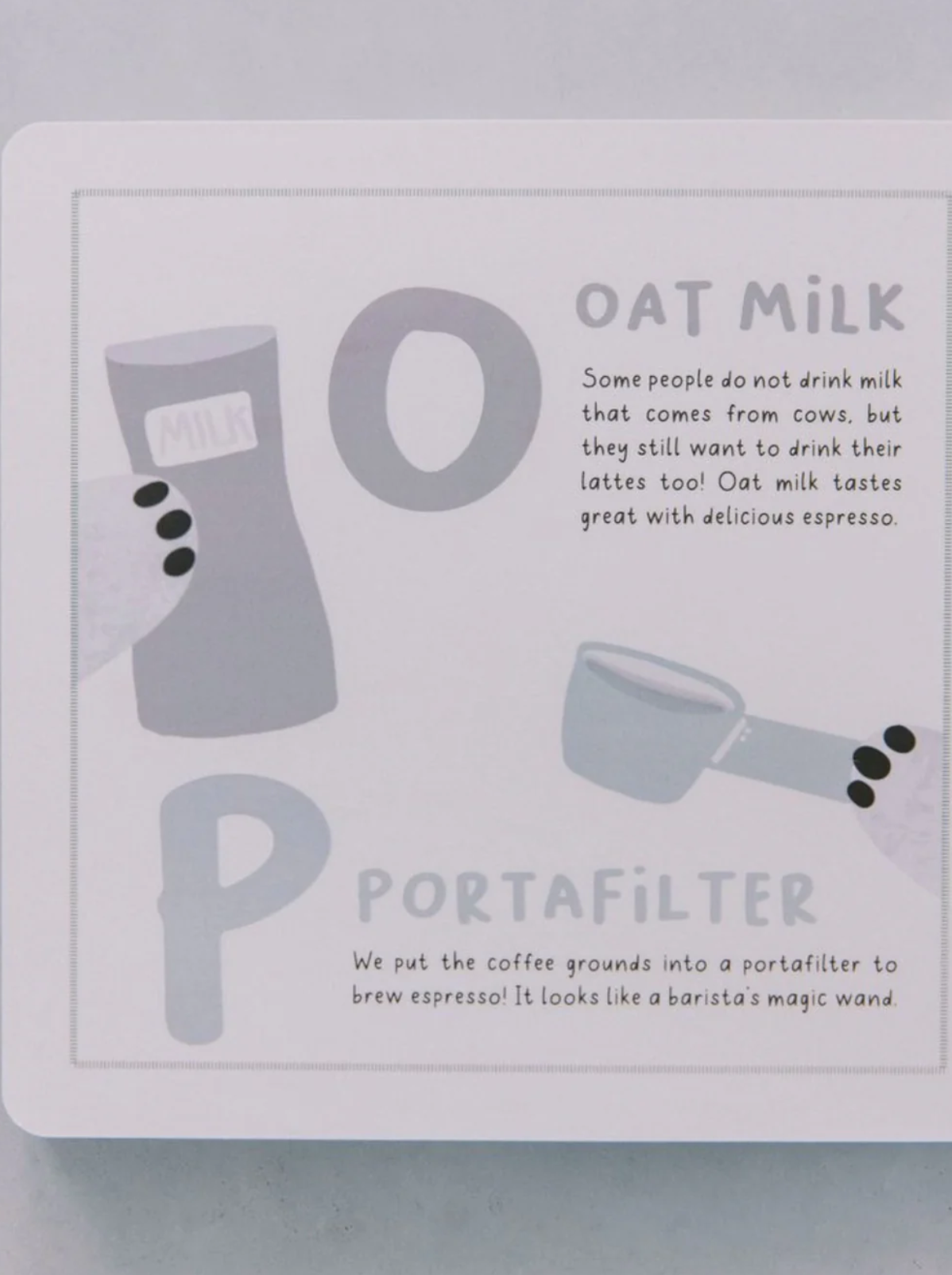 Livre pour enfants - My Barista ABC||My Barista ABC - Book