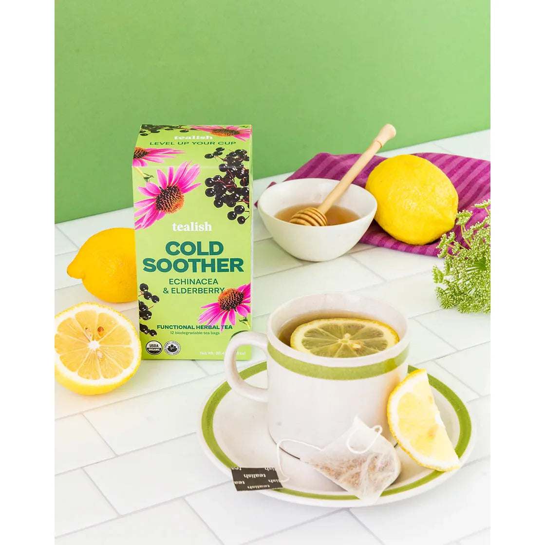 Sachets de Thé Apaisant Bio || Organic Cold Soother Tea Sachets