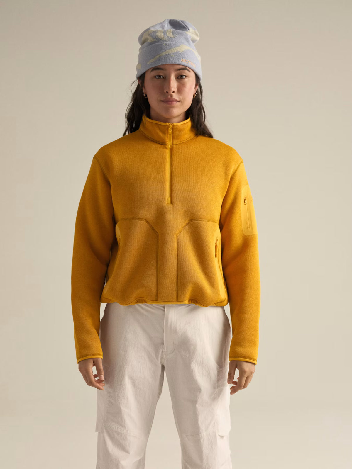 Pull Covert à col zippé demi-hauteur - Femmes