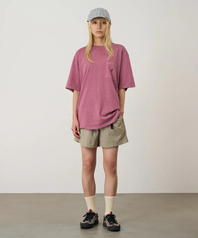 T-shirt One Point teint par pigmentation - Unisexe