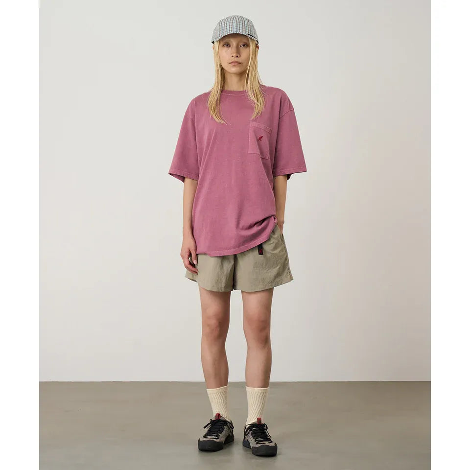 T-shirt One Point teint par pigmentation - Unisexe