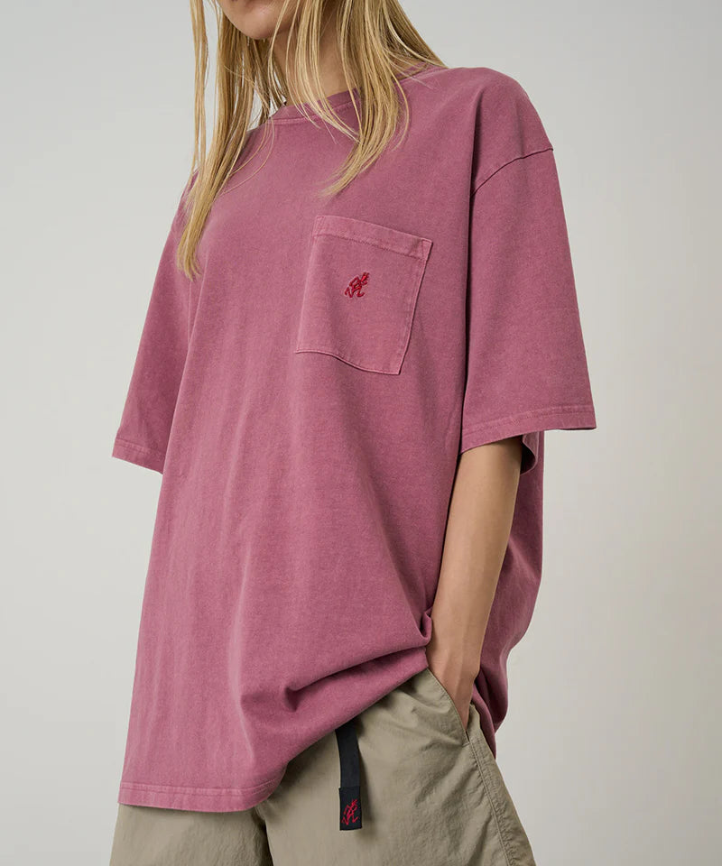 T-shirt One Point teint par pigmentation - Unisexe