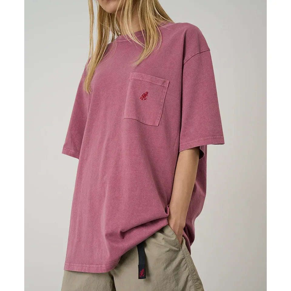 T-shirt One Point teint par pigmentation - Unisexe