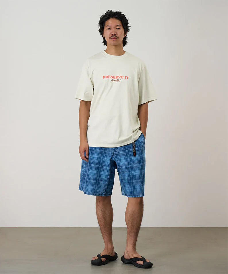 T-shirt Footprints teint par pigmentation - Unisexe
