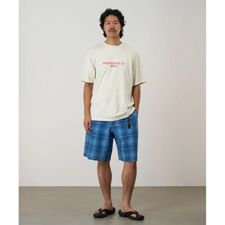 T-shirt Footprints teint par pigmentation - Unisexe
