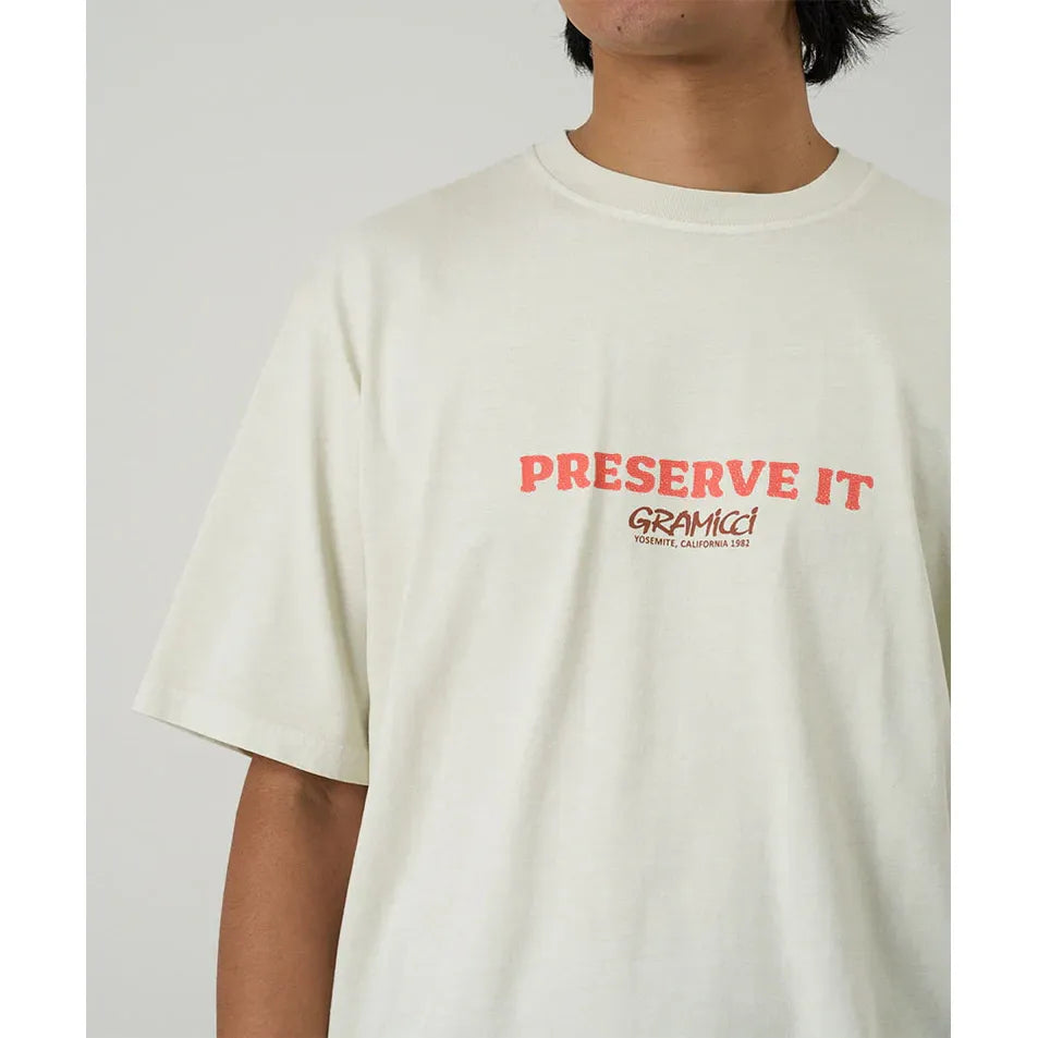T-shirt Footprints teint par pigmentation - Unisexe