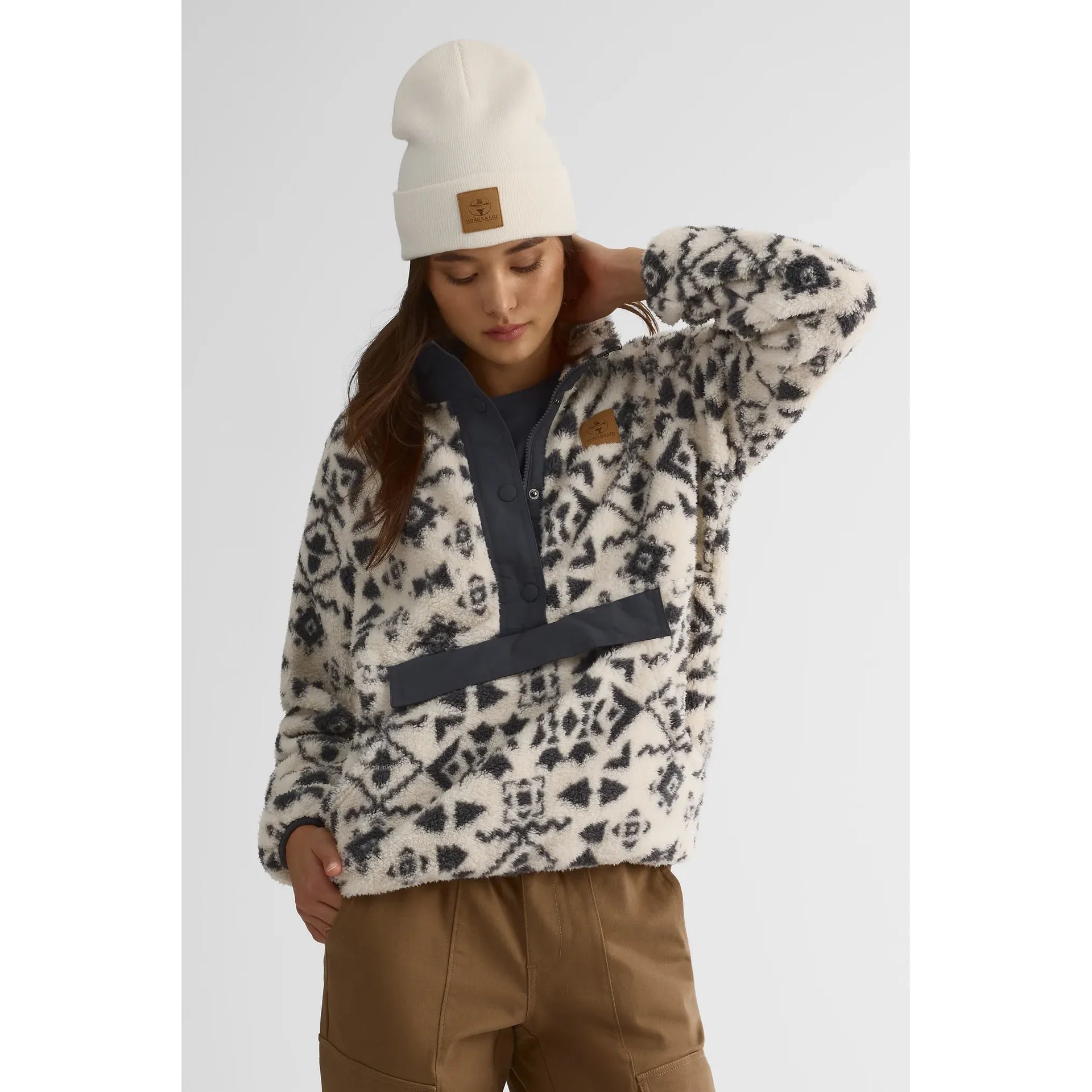 Chandail en peluche à col montant pour femme – Le Douillet III