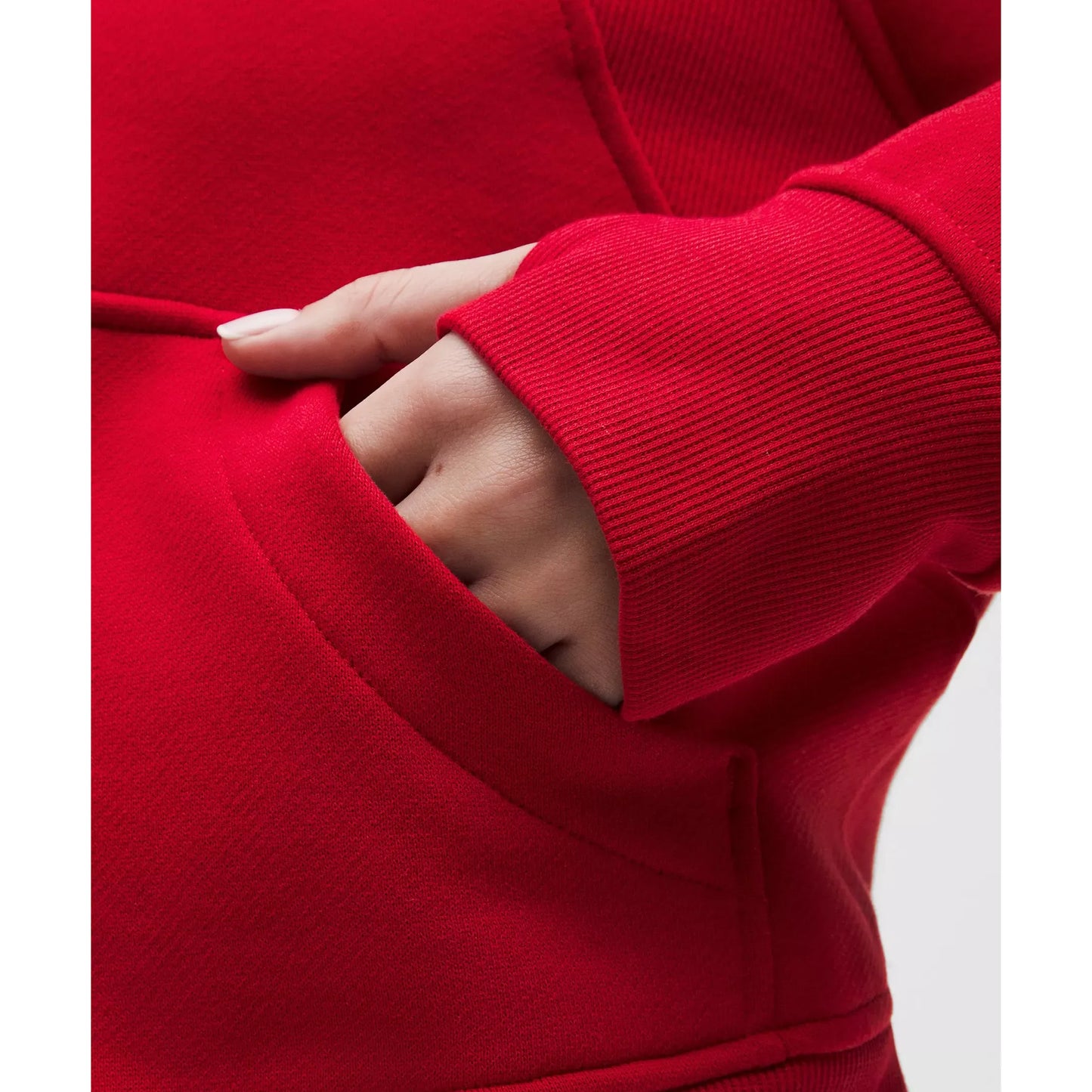 Scuba Oversized Half-Zip Hoodie - Femmes