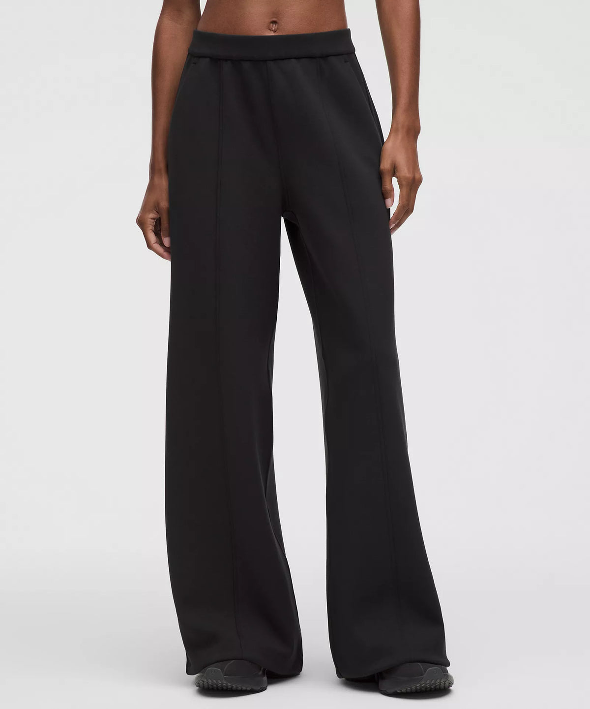 Pantalon large taille haute Smooth Spacer - Femmes