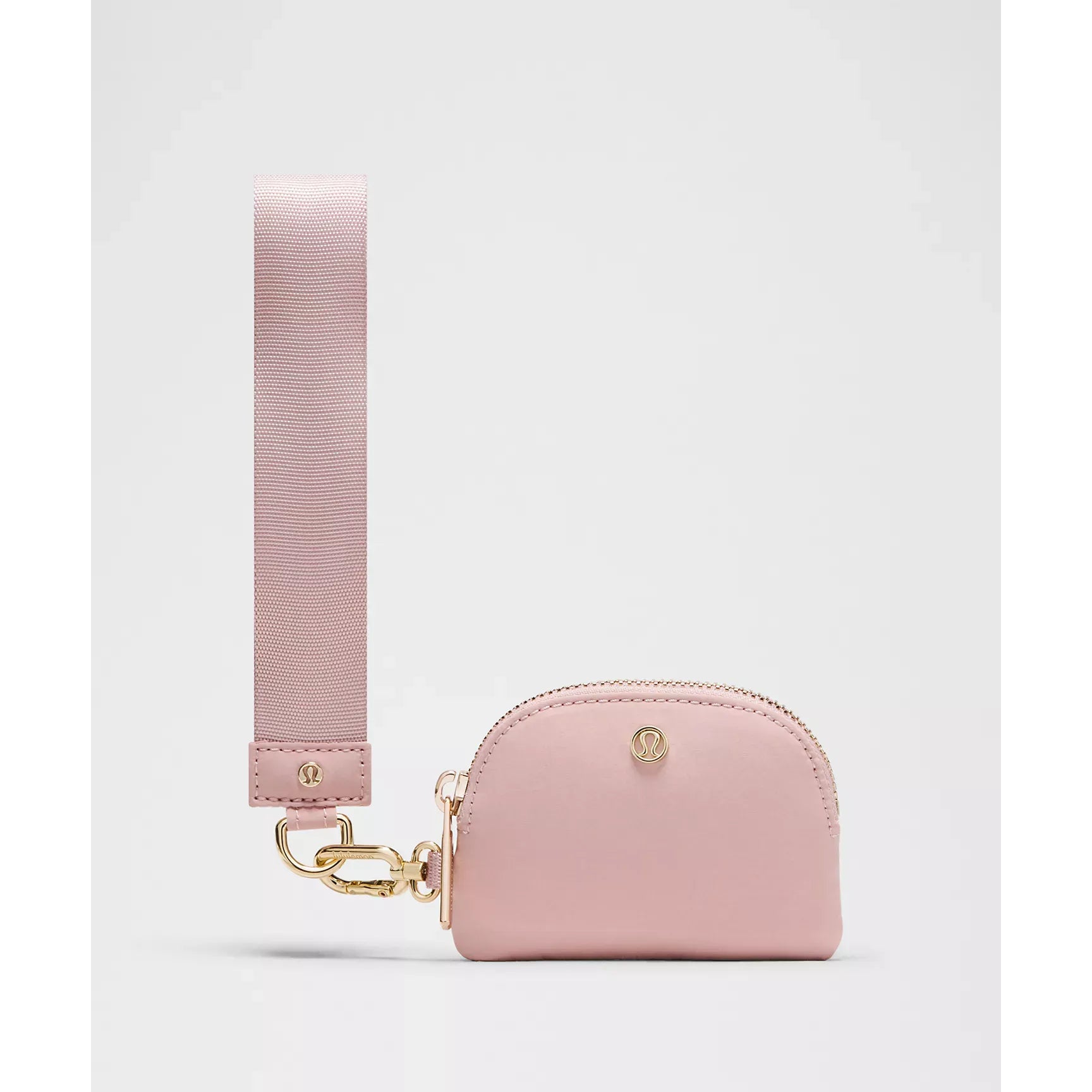 Pochette Double avec Poignée - Pink/Mink/Gold