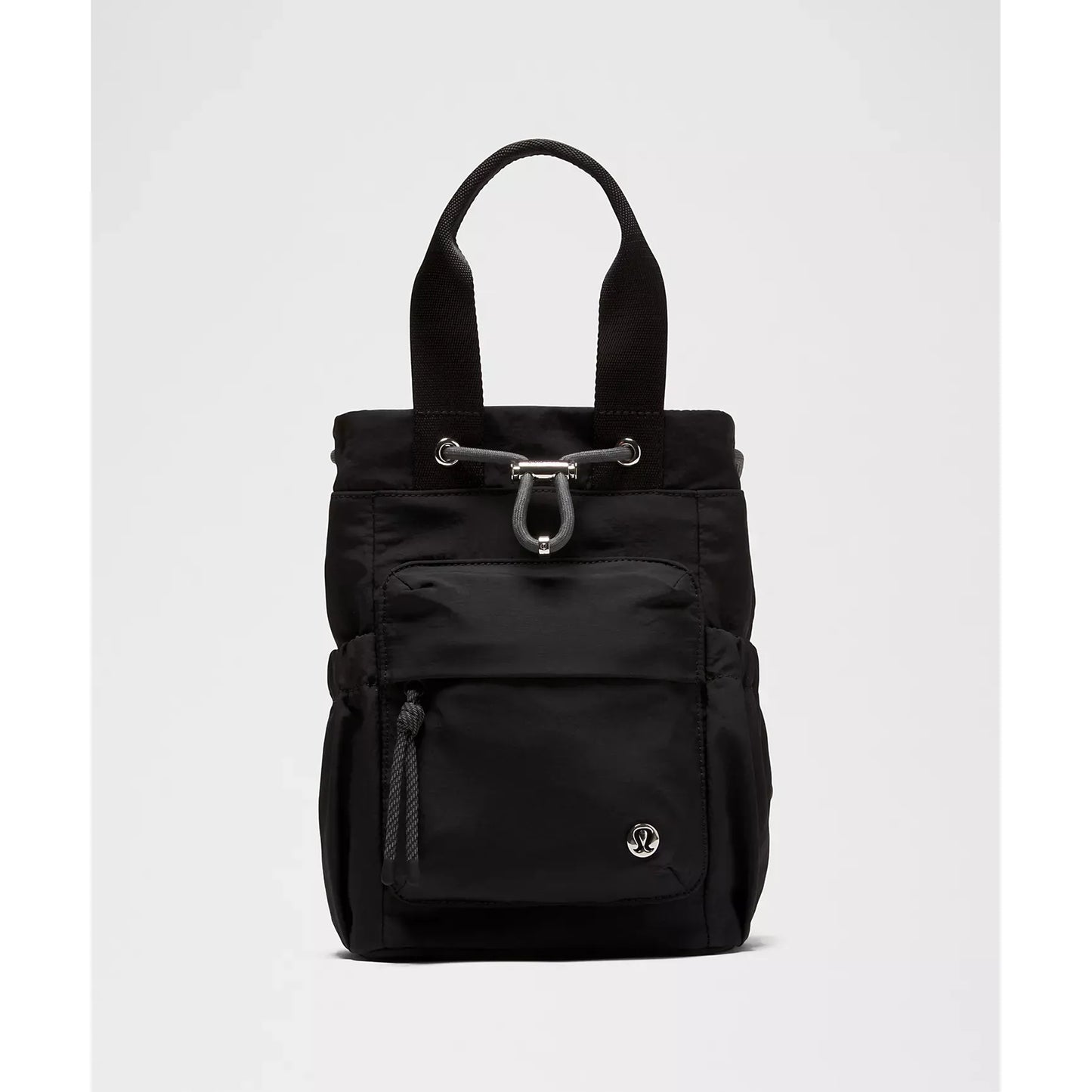 Sac seau convertible à cordon coulissant Mini 5L - Noir/Gris