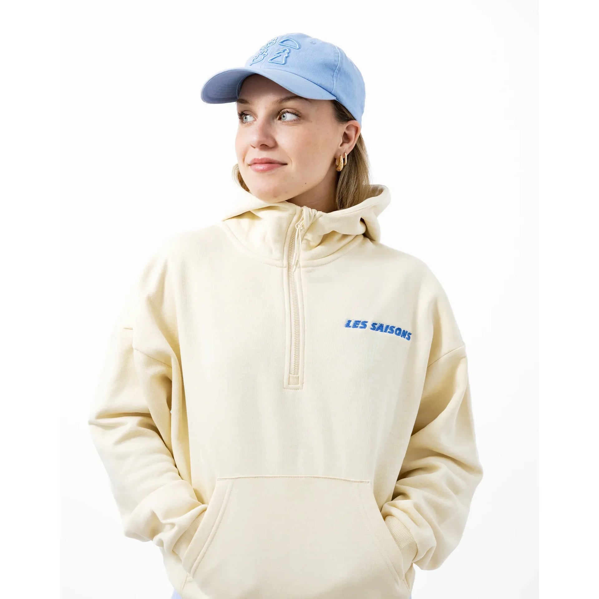 Quarter Zip Hoodie - Femmes