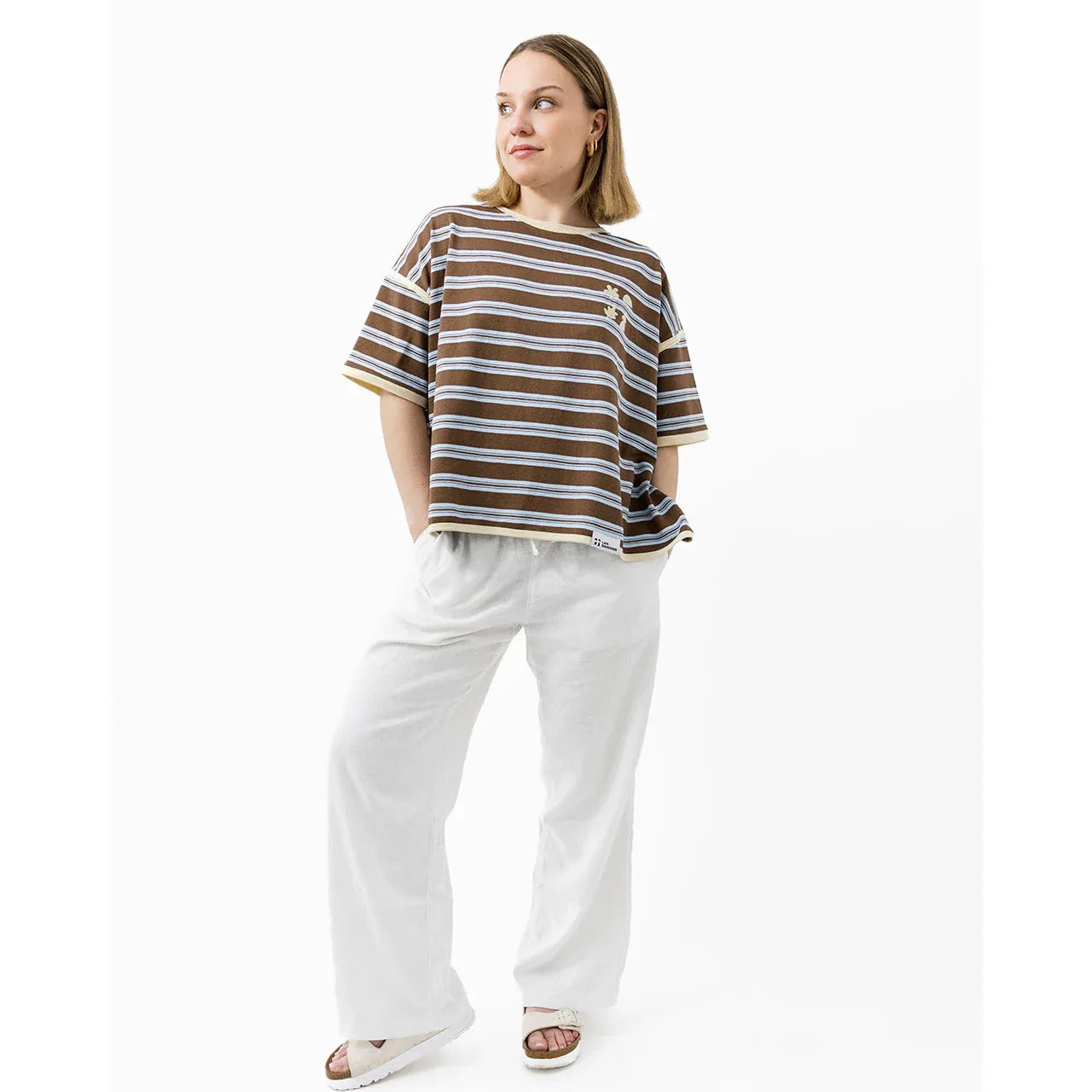 T-Shirt ligné - Femmes