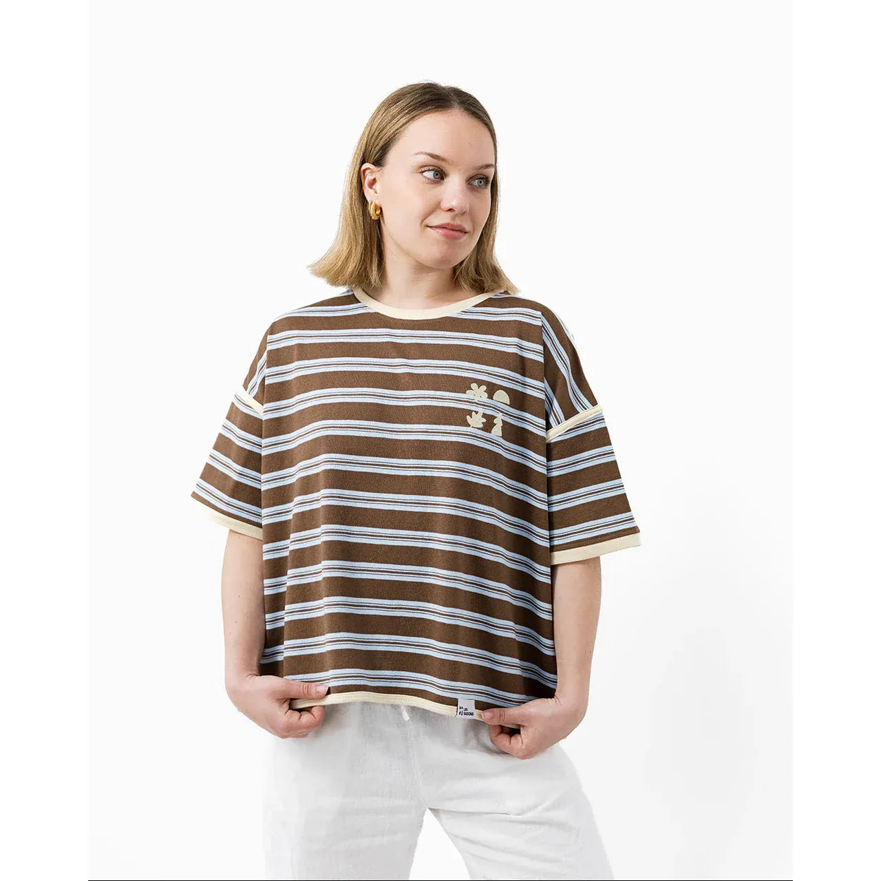 T-Shirt ligné - Femmes