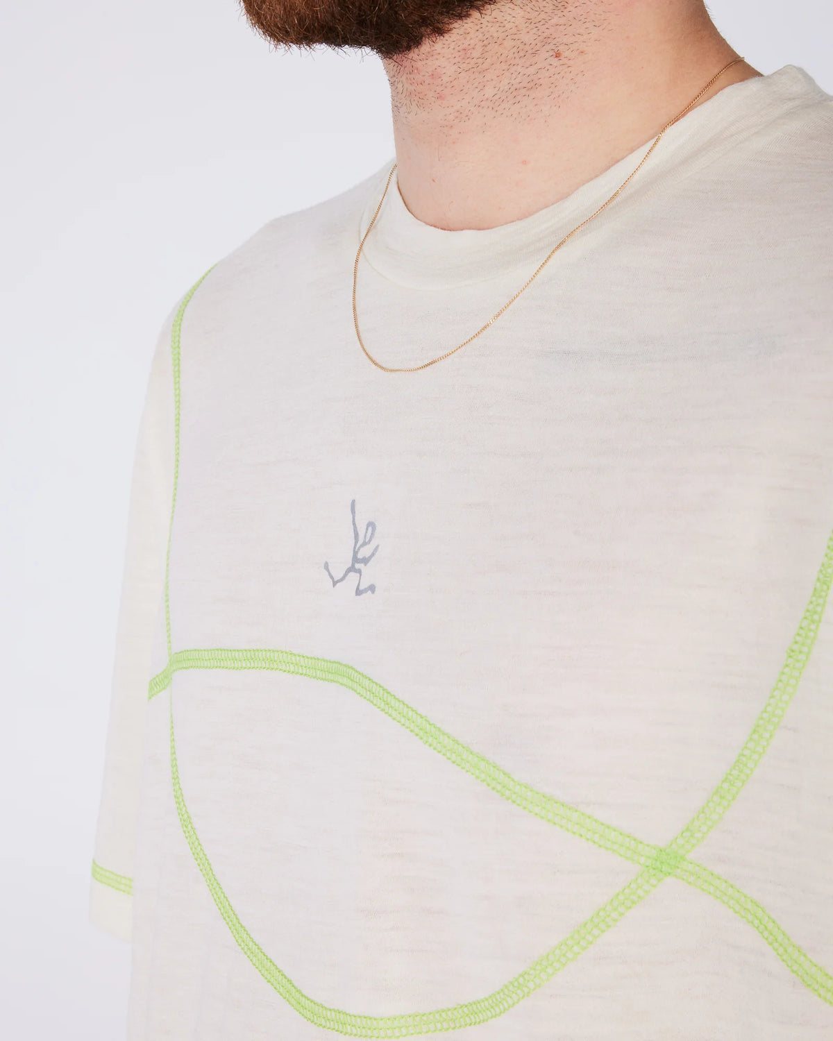 T-shirt Spotted Mérinos - Unisexe