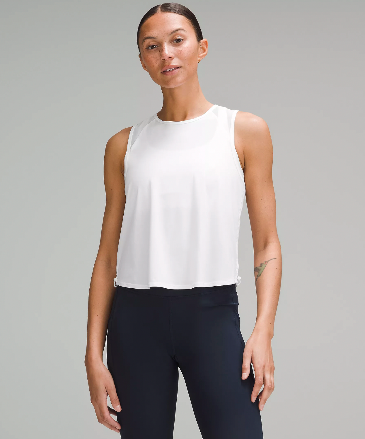 Camisole courte Sculpt Cordon pour Femmes|| Sculpt Cropped Tank Top Cinch for Women