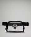 Sac de ceinture transparent 1 l Logo || Everywhere Belt Bag 1L Clear - Black