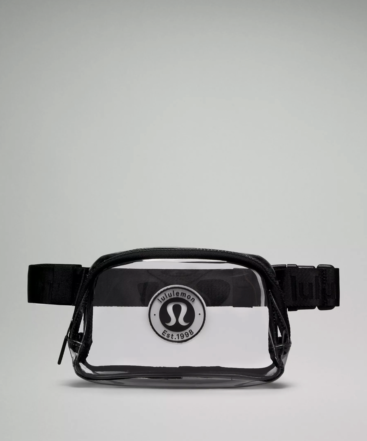 Sac de ceinture transparent 1 l Logo || Everywhere Belt Bag 1L Clear - Black