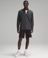 Haut demi-zippé en coton à tricot double texturé pou Hommes|| Textured Double-Knit Cotton Half Zip for Men
