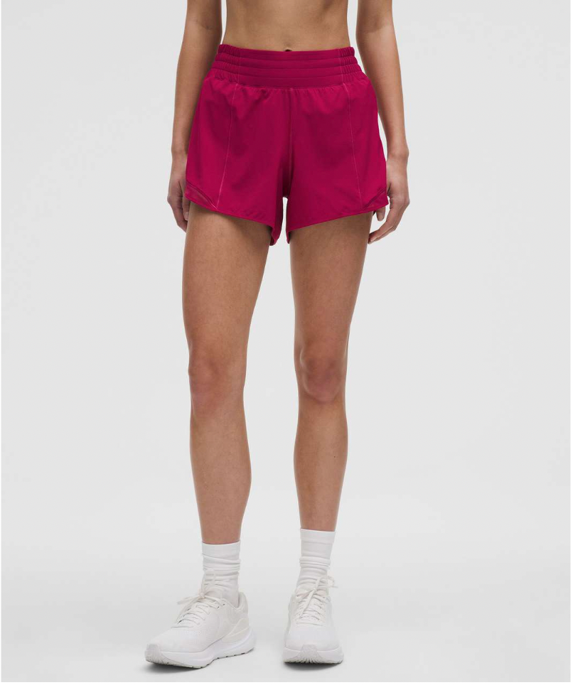 Shorts Doublé Taille Haute Hotty Hot 4" pour Femmes || Hotty Hot High-Rise Lined Short 4" for Women