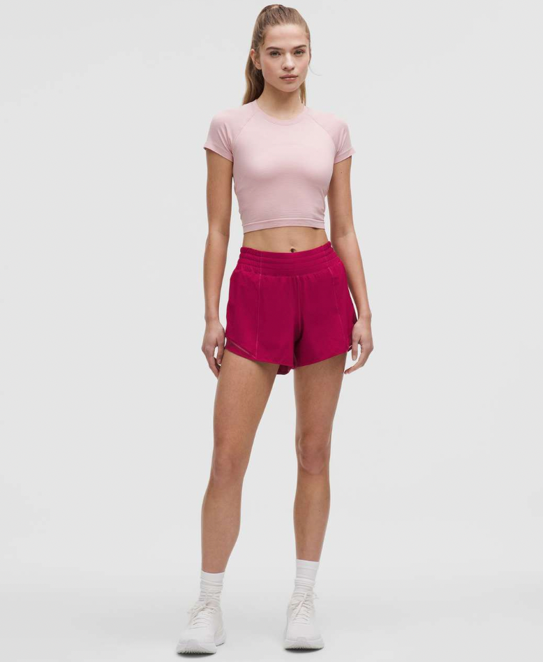 Shorts Doublé Taille Haute Hotty Hot 4" pour Femmes || Hotty Hot High-Rise Lined Short 4" for Women